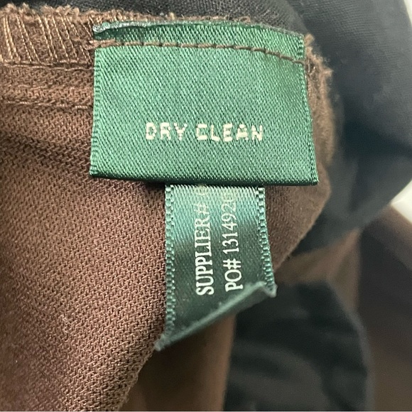 Lauren Ralph Lauren Women's Brown  Straight Leg Dress Pants Size 8 - Picture 8 of 8